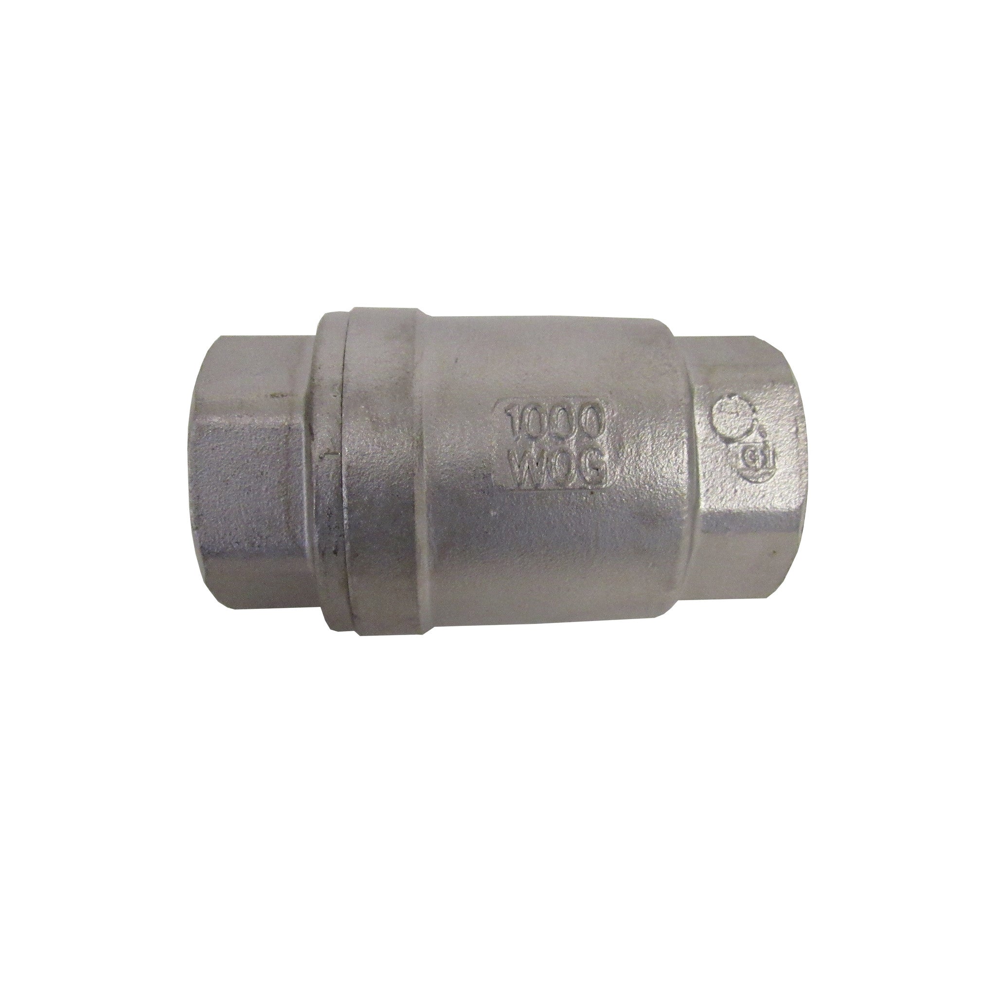 PRM, 1-1/2 Inch NPT 304 Stainless Steel Spring Check Valve, 1000 WOG