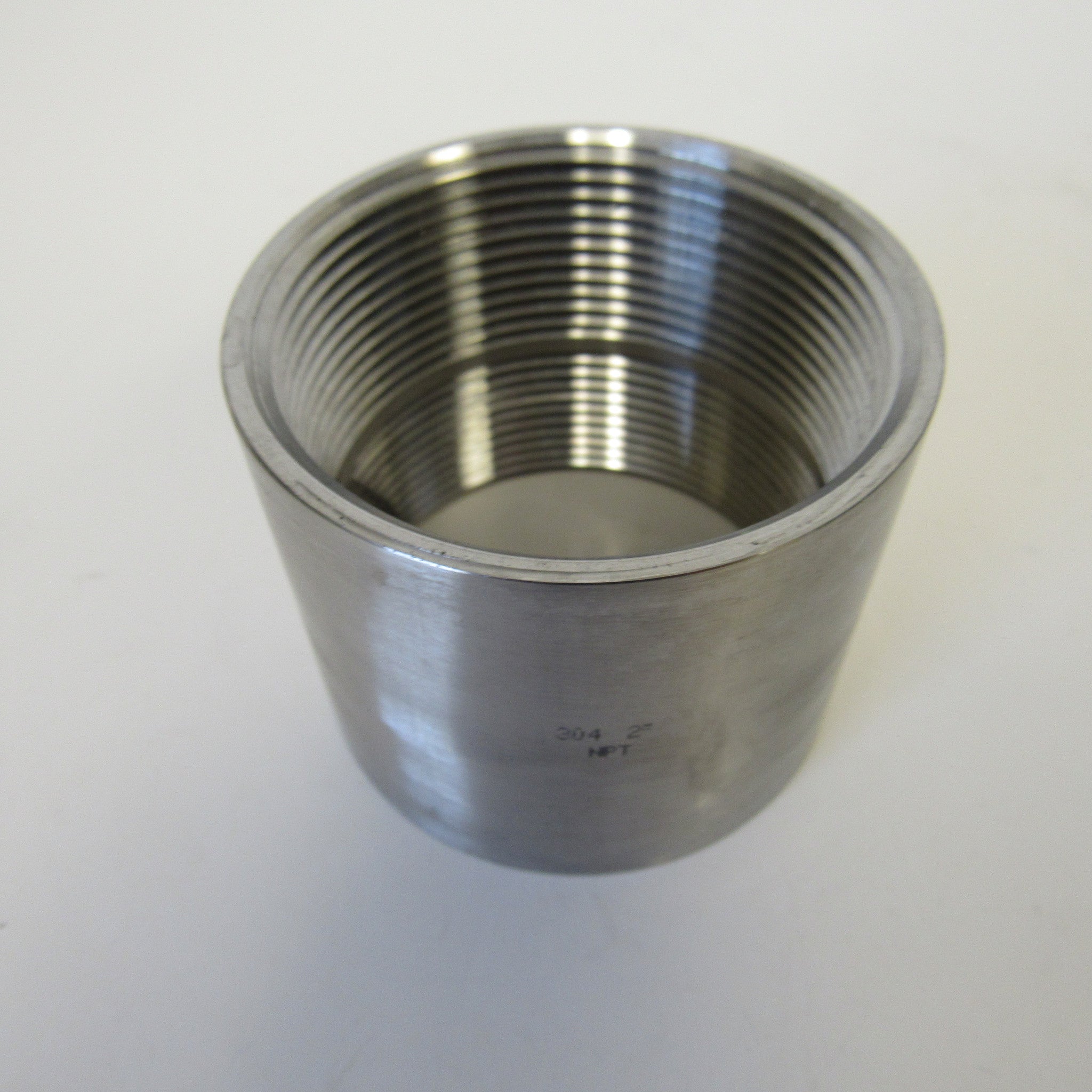 PRM, 1-1/2 Inch NPT Stainless Steel Straight Coupling, 304 SS, Class 150