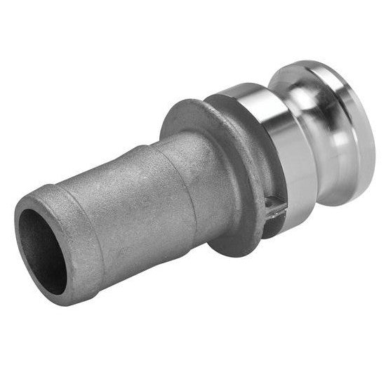 HA FITTINGS, 1-1/4 Inch Aluminum Cam & Groove Fitting, E125 Male Camlock Coupler X Hose Shank