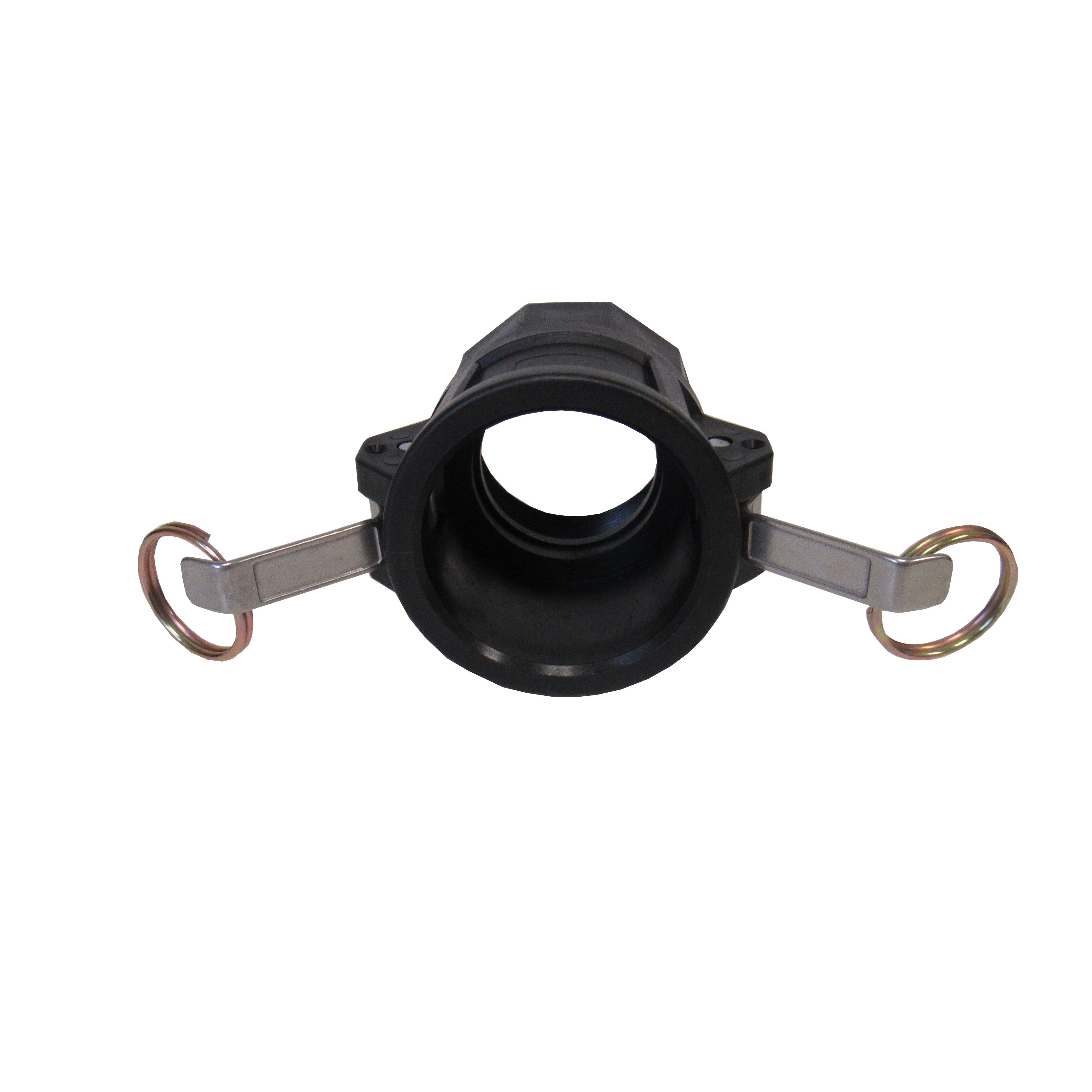 HA FITTINGS, 1-1/4 Inch Polypropylene Cam & Groove Fitting, D125 Female Camlock X Female NPT Thread