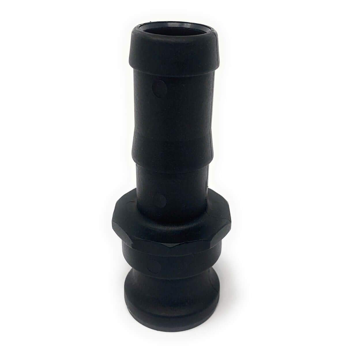 HA FITTINGS, 1-1/4 Inch Polypropylene Cam & Groove Fitting, E125 Male Camlock Adapter X Hose Shank