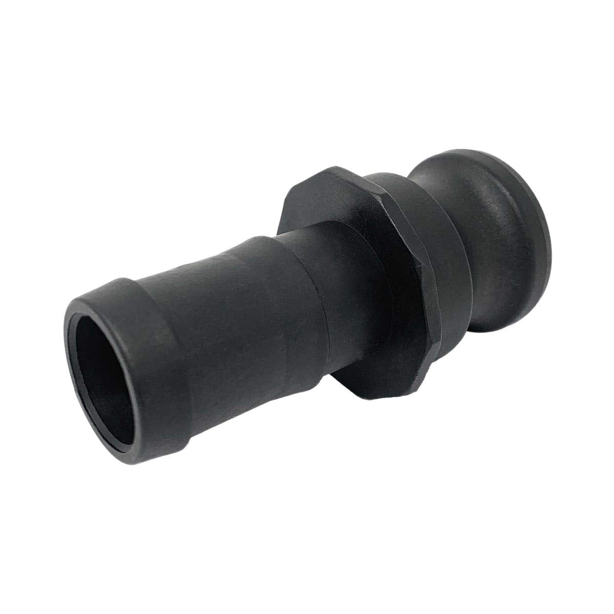 HA FITTINGS, 1-1/4 Inch Polypropylene Cam & Groove Fitting, E125 Male Camlock Adapter X Hose Shank