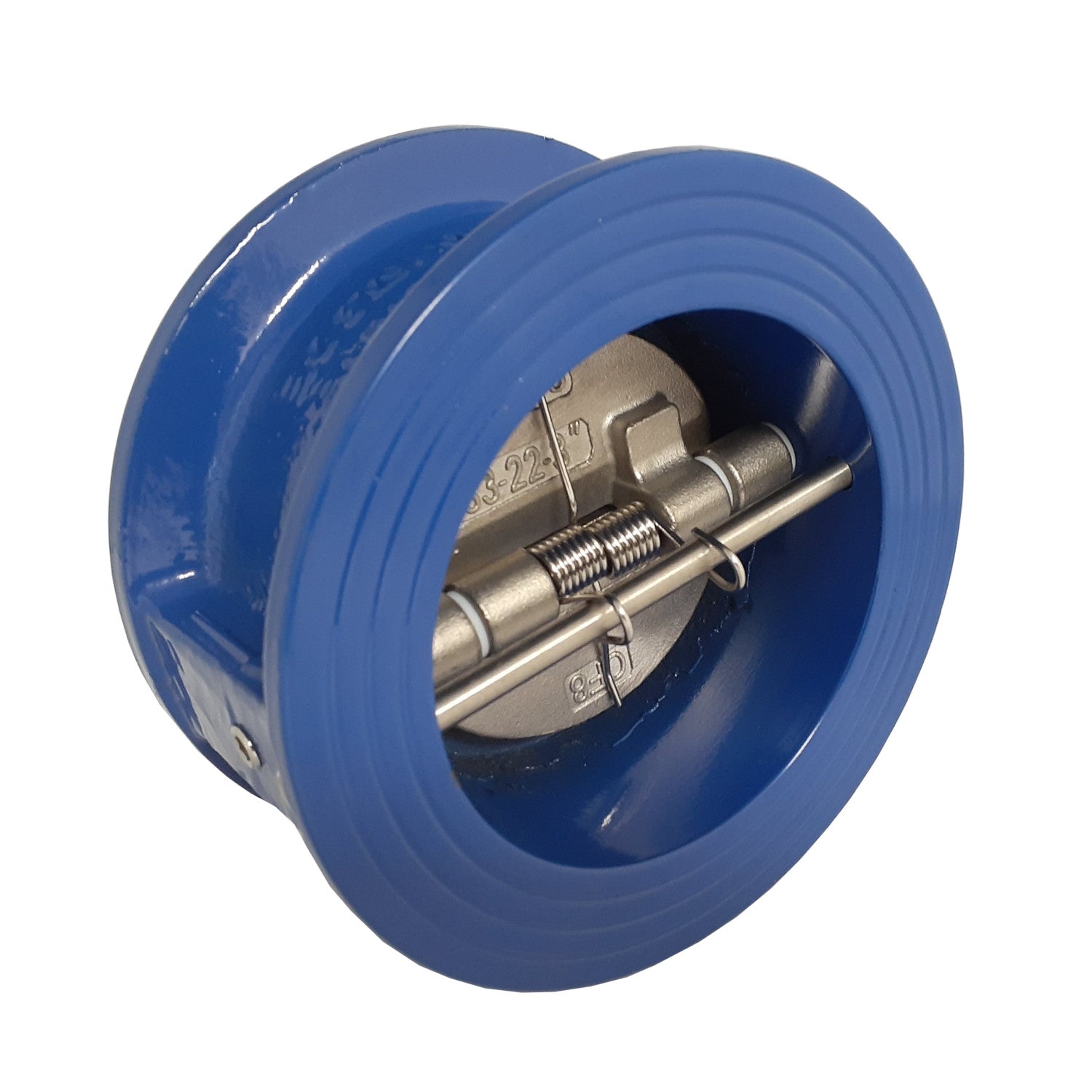 Product Recovery Management, Inc., 10 Inch Dual Plate Carbon Steel Wafer Style Check Valve, Viton Seat