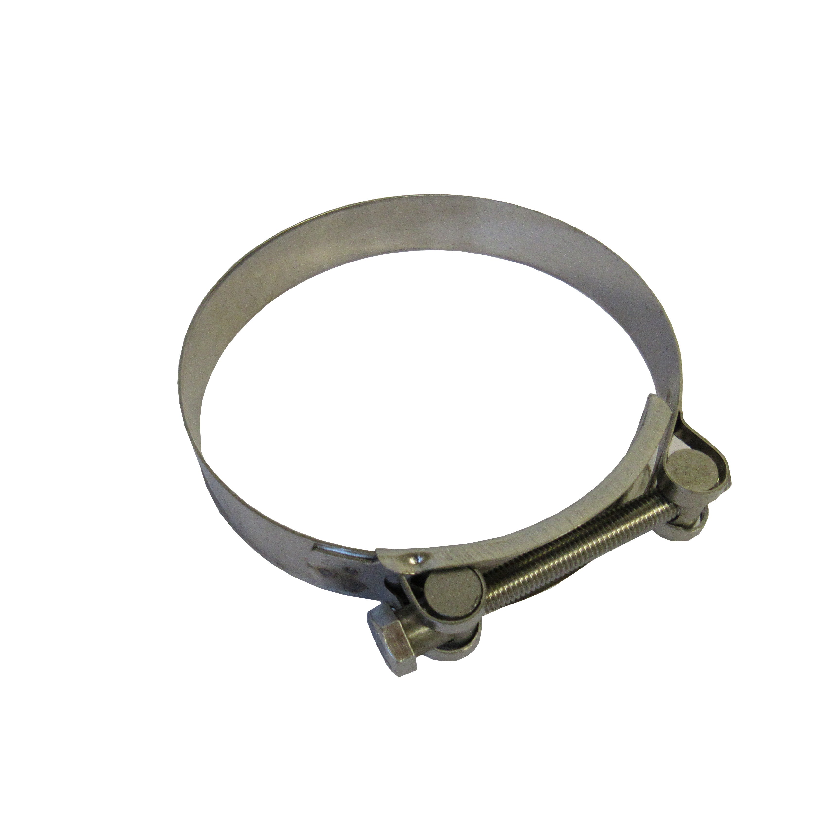 HA FITTINGS, 104-112 mm (4.09" to 4.41") Heavy Duty T-Bolt Hose Clamps, 304 Stainless Steel