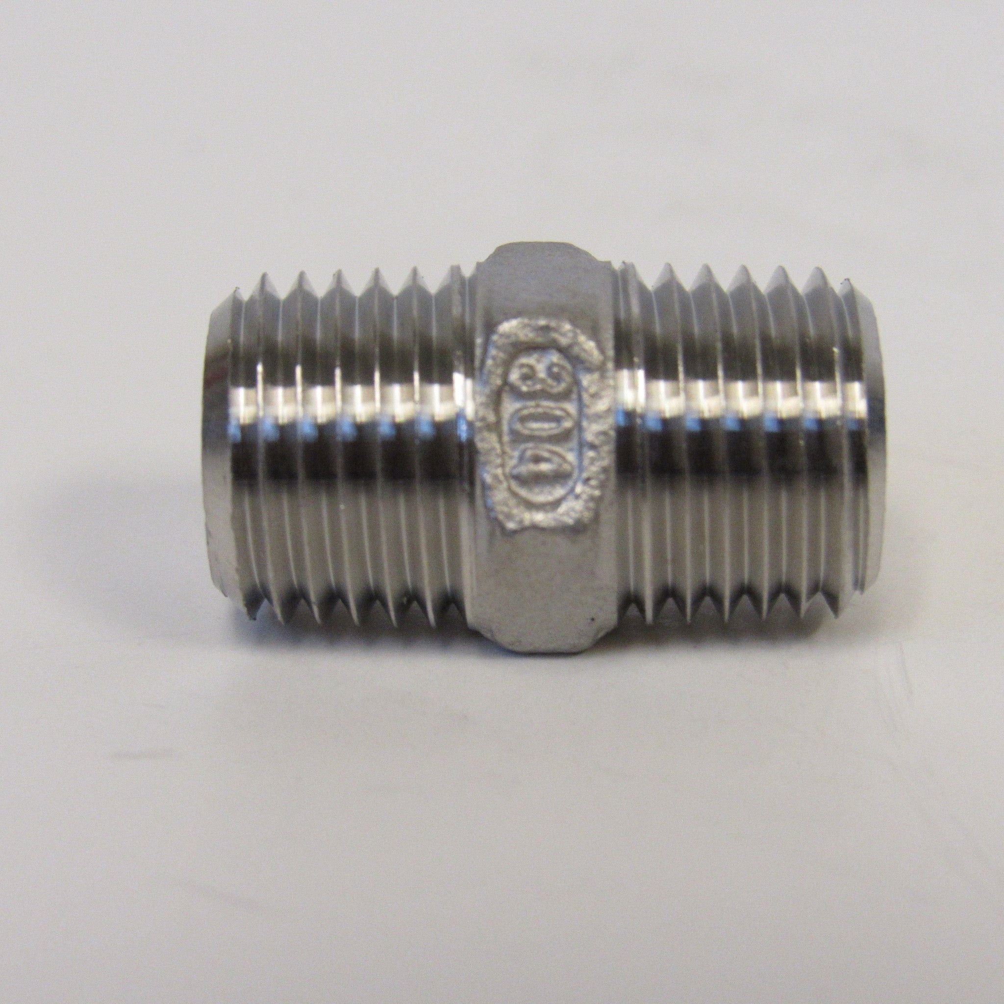 PRM, 1/4 Inch 304 Stainless Steel Hex Nipple