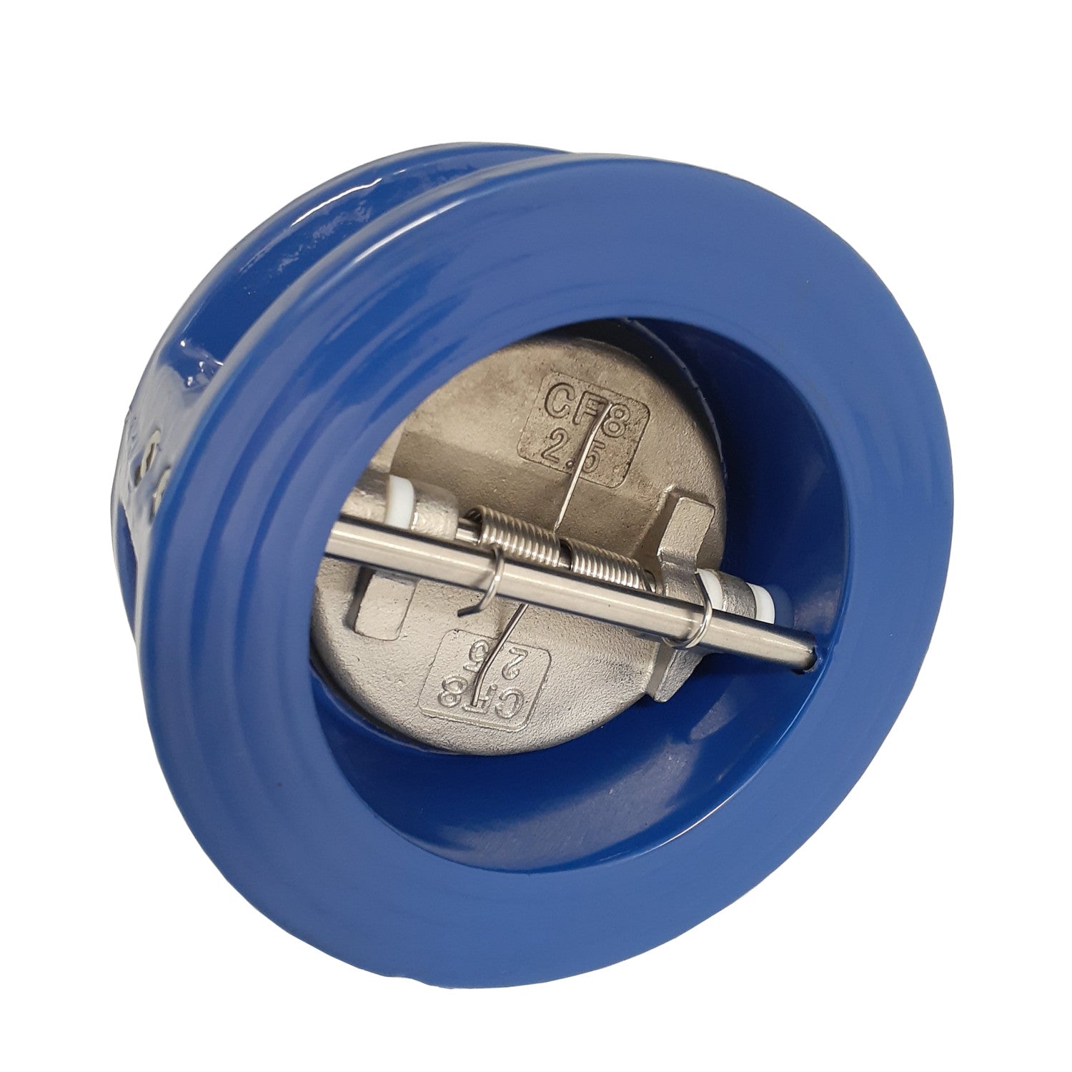 Product Recovery Management, Inc., 2 Inch Dual Plate Carbon Steel Wafer Style Check Valve, Viton Seat