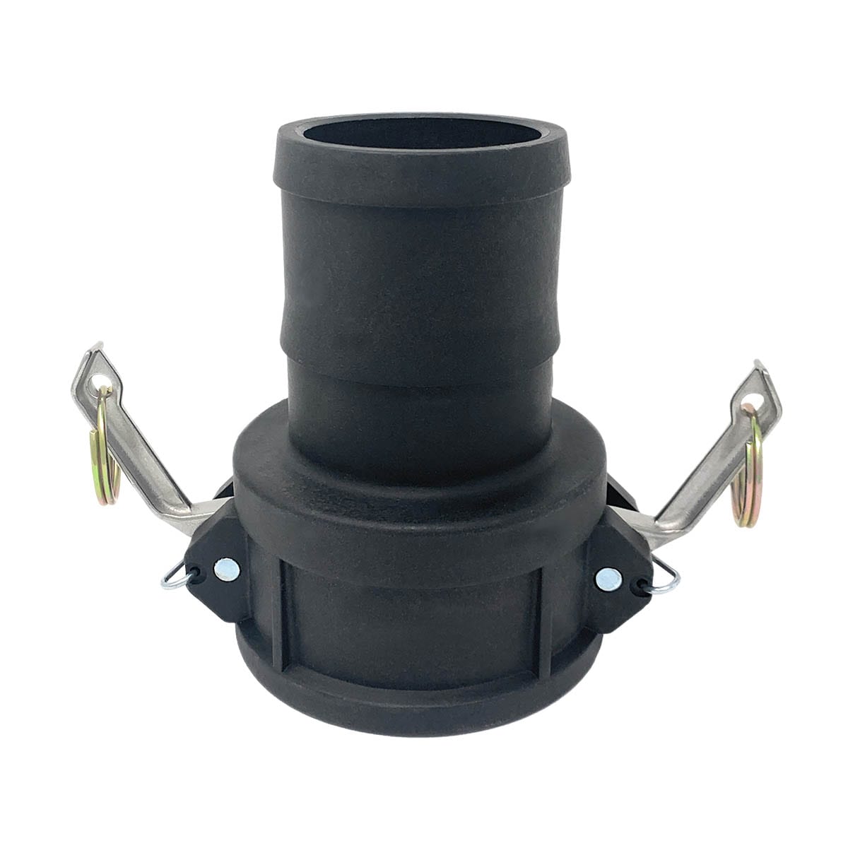 HA FITTINGS, 2 Inch Polypropylene Cam & Groove Fitting, C200 Female Camlock Coupler X Hose Shank