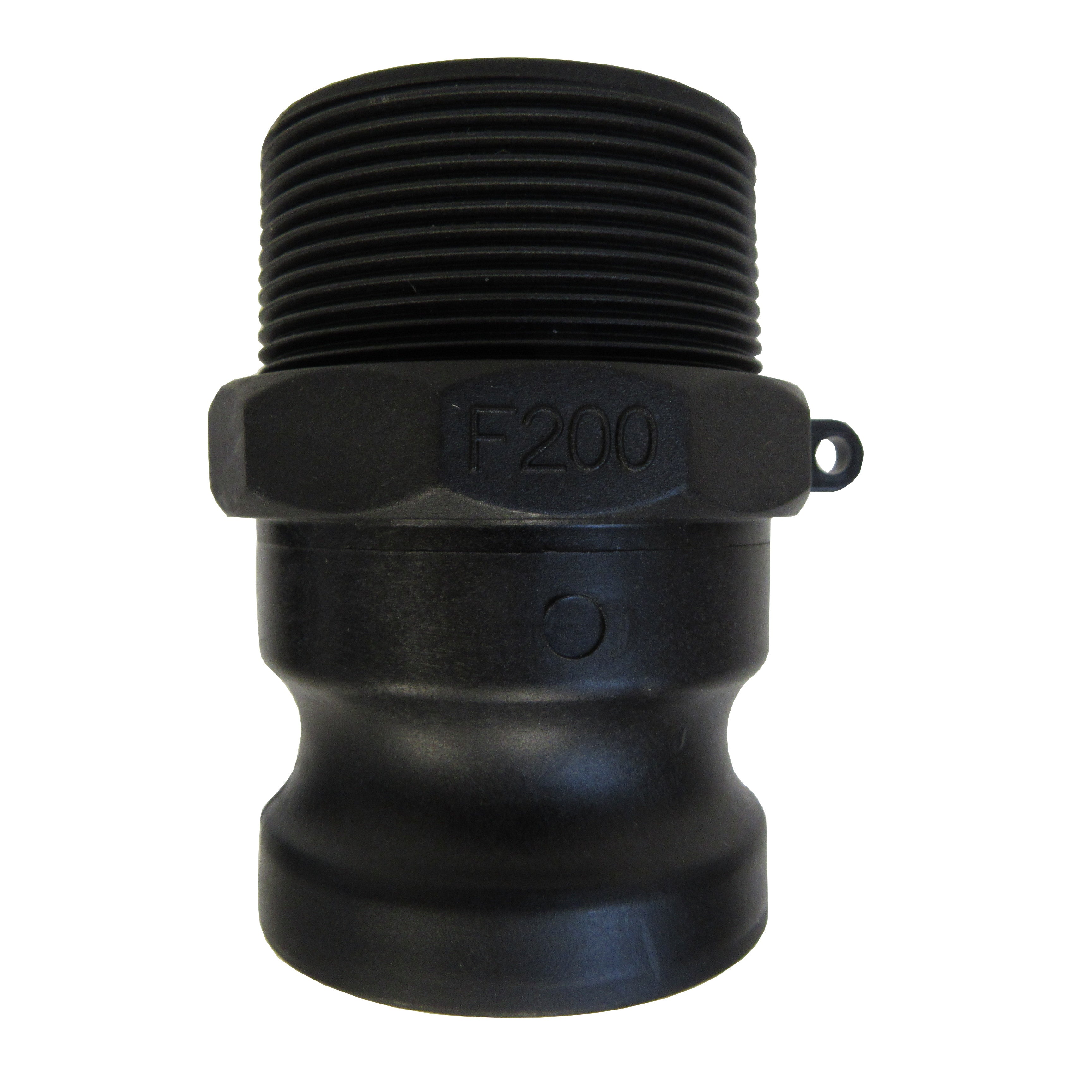 HA FITTINGS, 2 Inch Polypropylene Cam & Groove Fitting, F200 Male Camlock Coupler X Male NPT