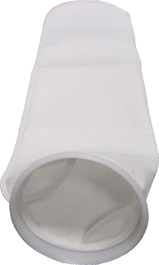 BagFilters.Com, #2 Size 100 Micron Liquid Filter Bags, Polyester Felt, Polypropylene Ring