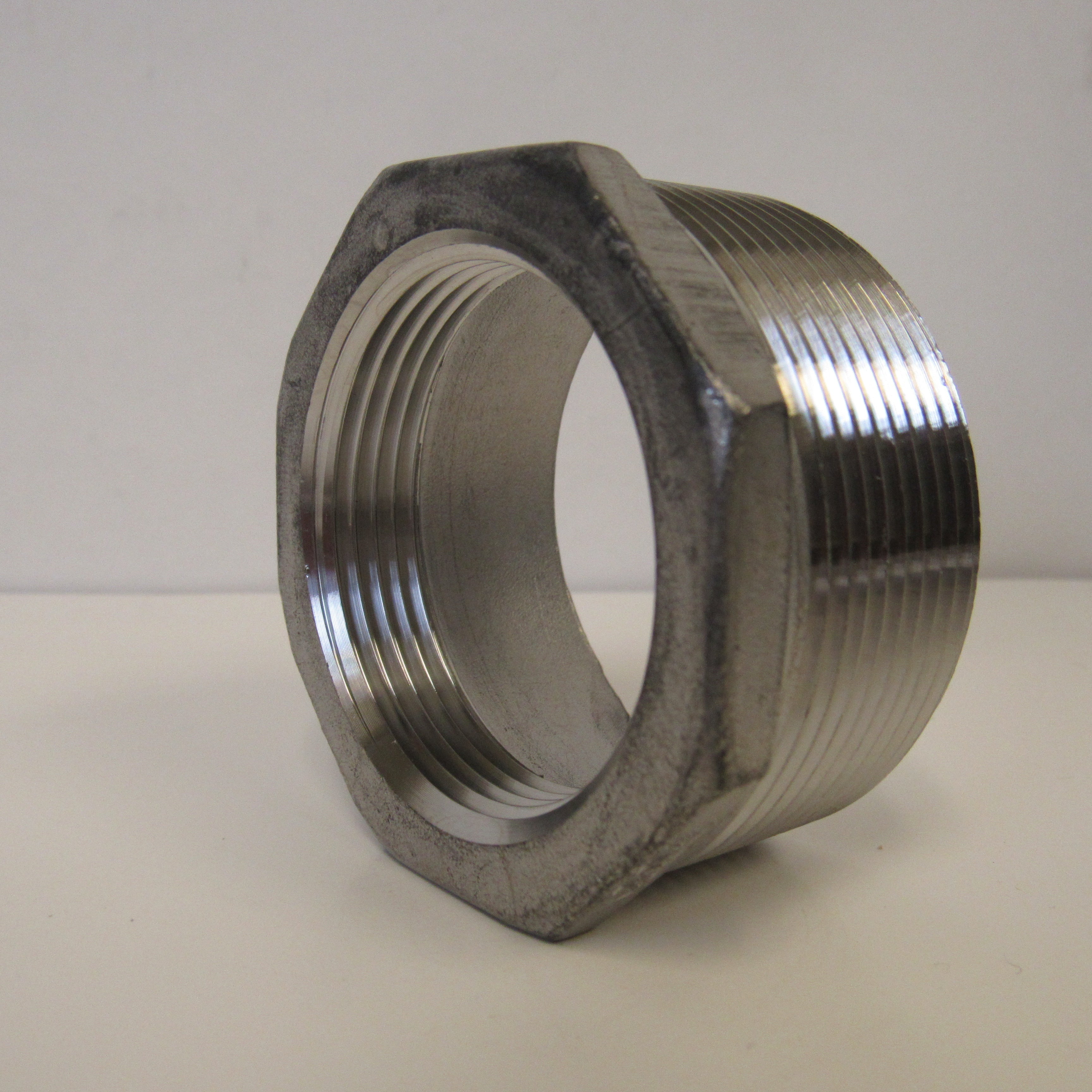 PRM, 304 SS Reducing Bushing, 2 Inch x 1-1/2 Inch, Class 150