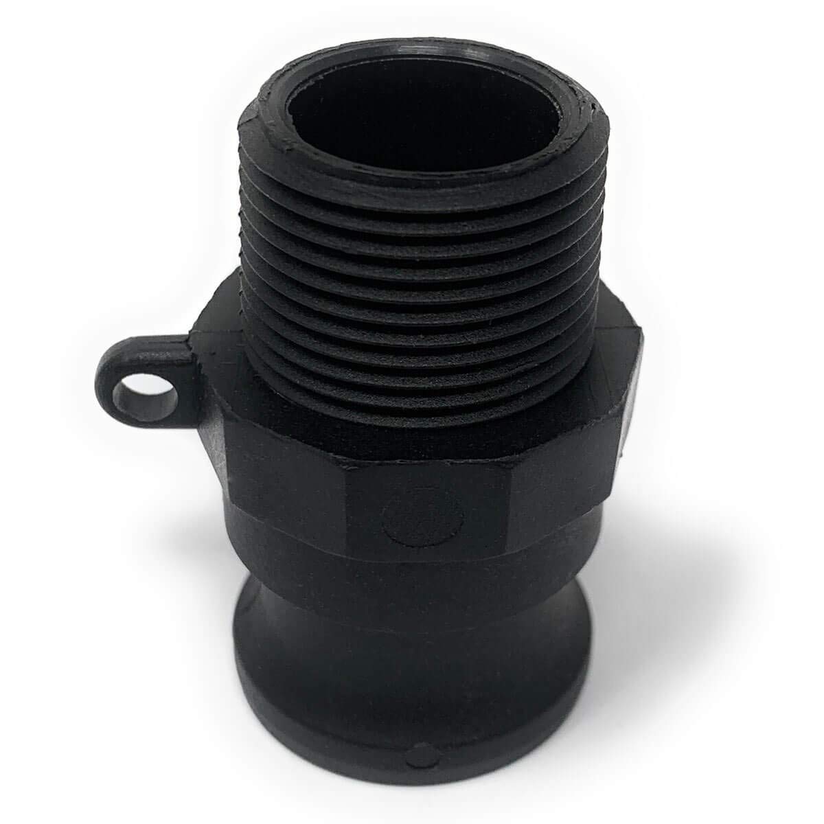 HA FITTINGS, 3/4 Inch Polypropylene Cam & Groove Fitting, F075 Male Camlock Coupler X Male NPT