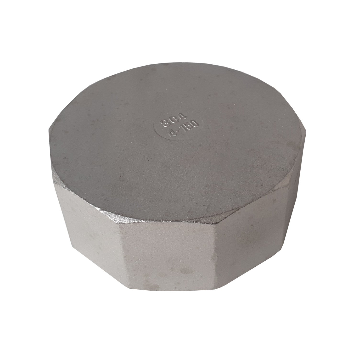 Shanxi Zhongdi, 4 Inch NPT Threaded Stainless Steel Cap, 304 SS, 150#