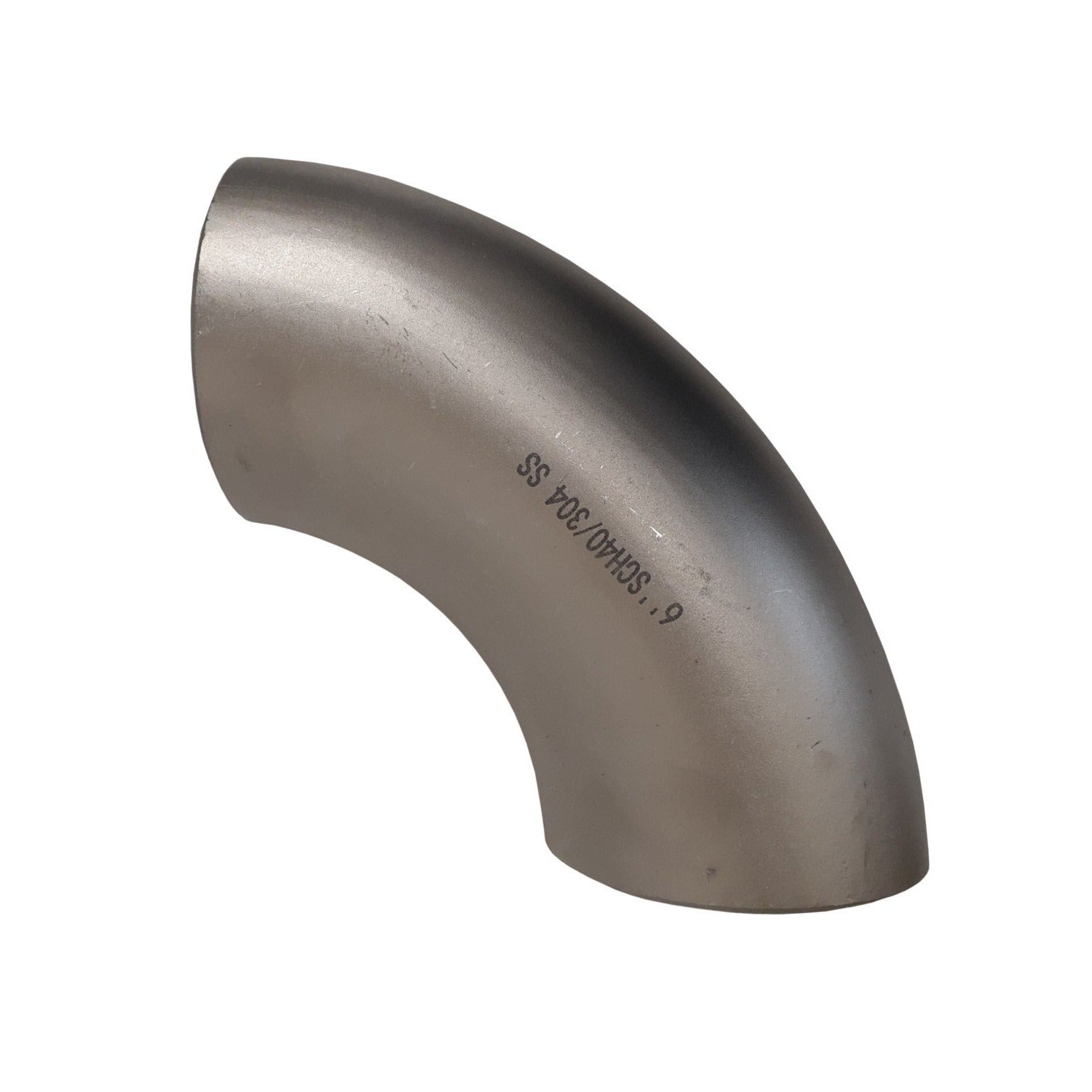 PRM, 6 Inch Sch 40 Stainless Steel 90 Degree Elbow, Weld, 304SS, ASTM A403, Class 150