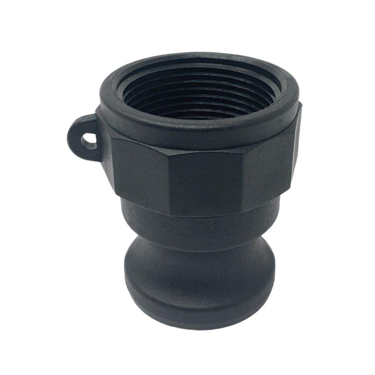 HA FITTINGS, A125 Polypropylene Cam & Groove Fitting, 1-1/4 Inch Male Camlock Adapter X Female NPT Thread