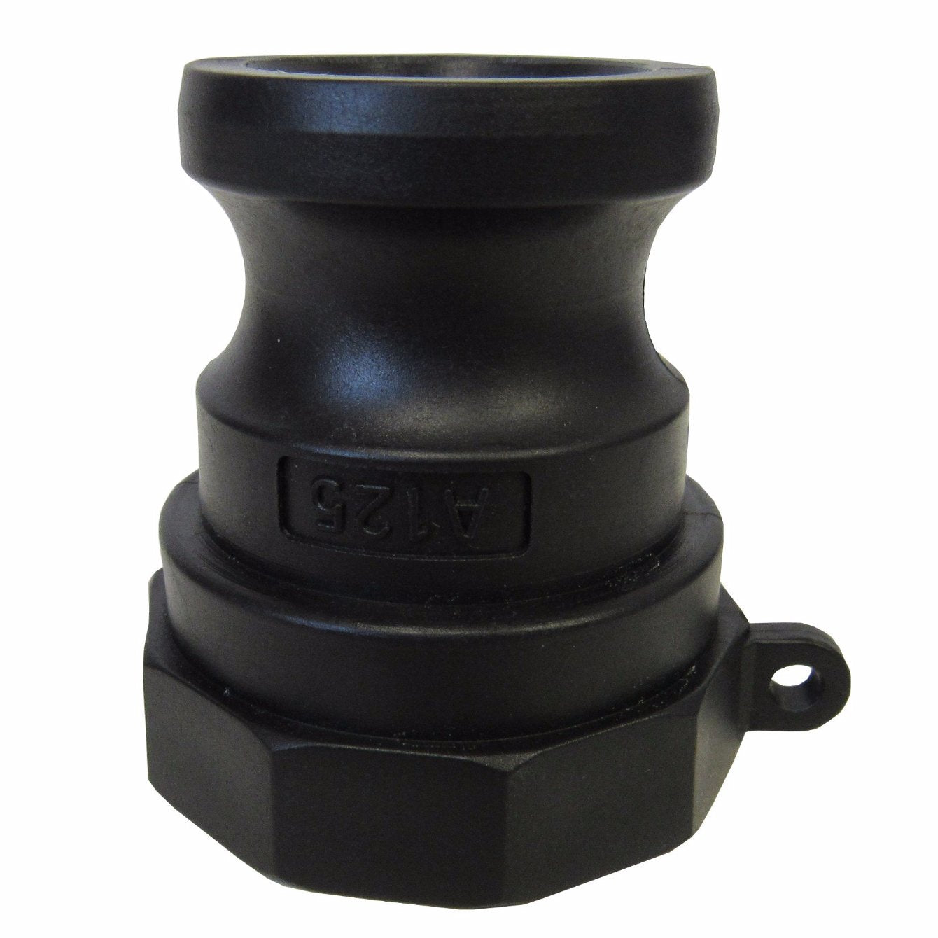 HA FITTINGS, A125 Polypropylene Cam & Groove Fitting, 1-1/4 Inch Male Camlock Adapter X Female NPT Thread