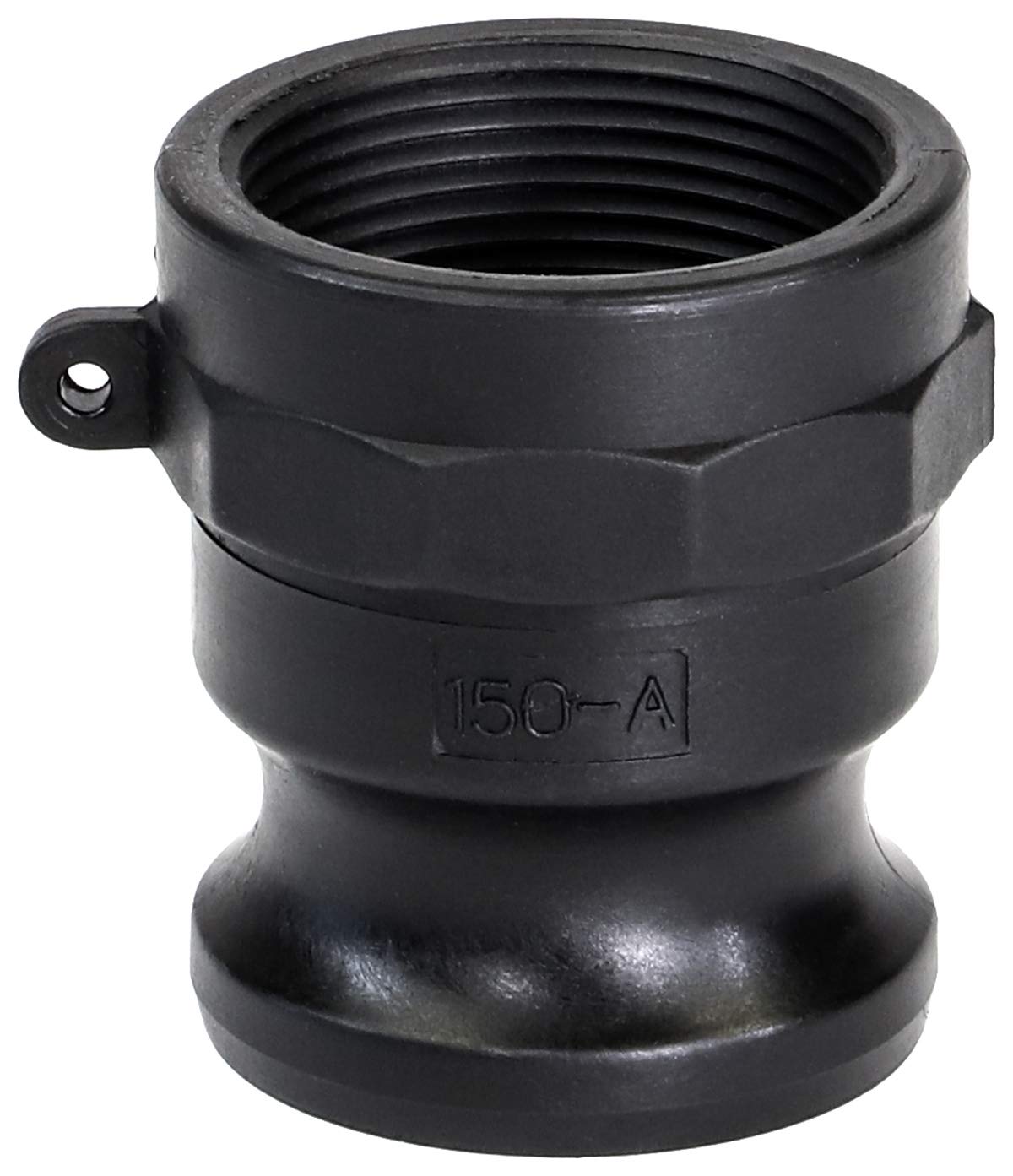 HA FITTINGS, A150 Polypropylene Cam & Groove Fitting, 1-1/2 Inch Male Camlock Adapter X Female NPT Thread