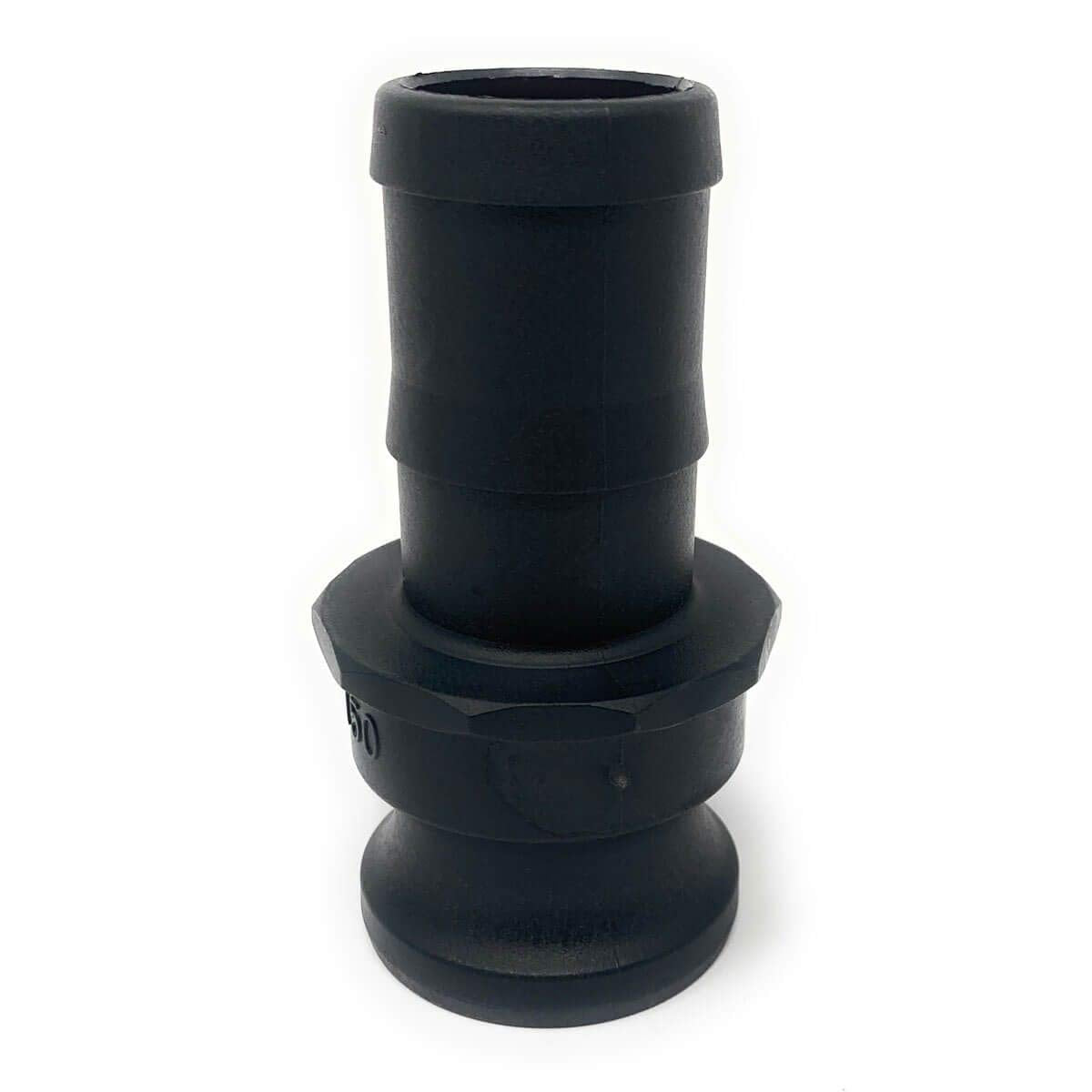 HA FITTINGS, E150 Polypropylene Cam & Groove Fitting, 1-1/2 Inch Male Camlock Adapter X Hose Shank