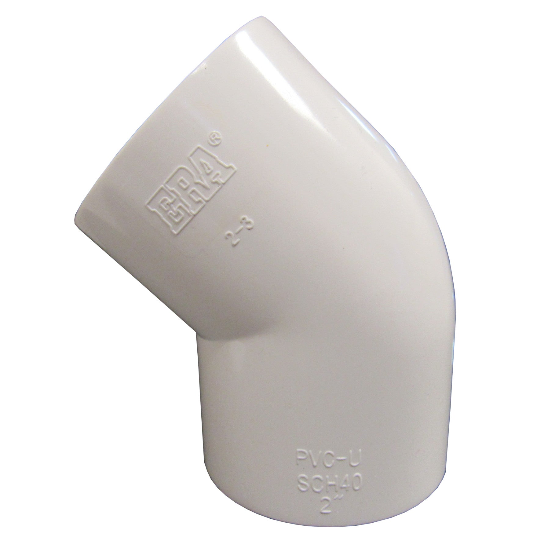 ERA, ERA Sch 40 PVC 6 Inch 45 Degree Elbow, Socket, NSF Compliant