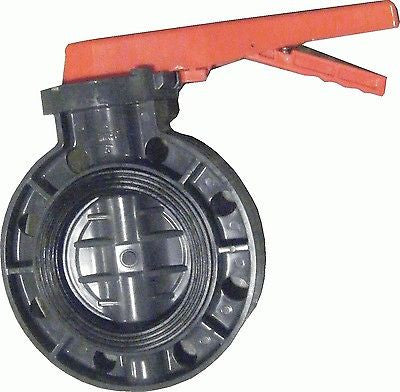 ERA, ERA Sch 80 PVC 3 Inch Butterfly Valve, Lever Handle