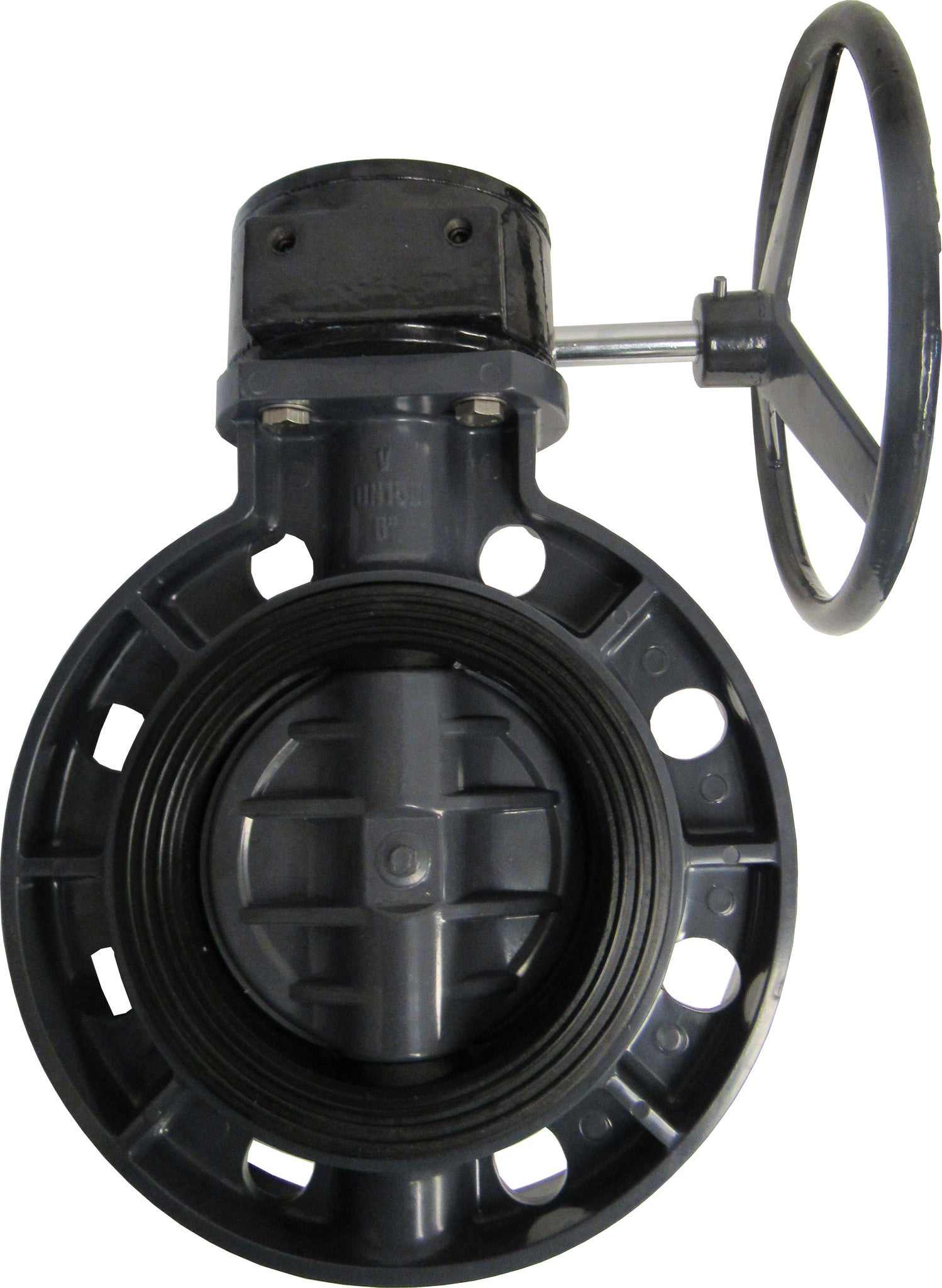 ERA, ERA Sch 80 PVC 6 Inch Butterfly Valve, Gear Operated