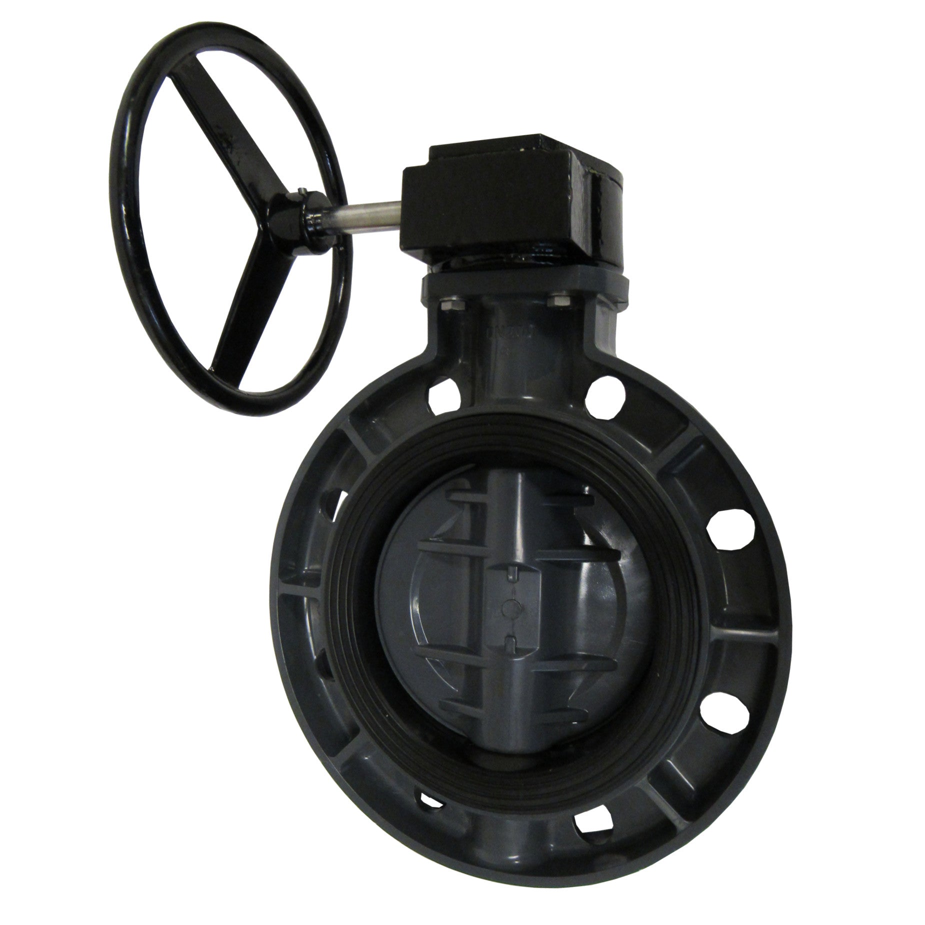 ERA, ERA Sch 80 PVC 6 Inch Butterfly Valve, Gear Operated