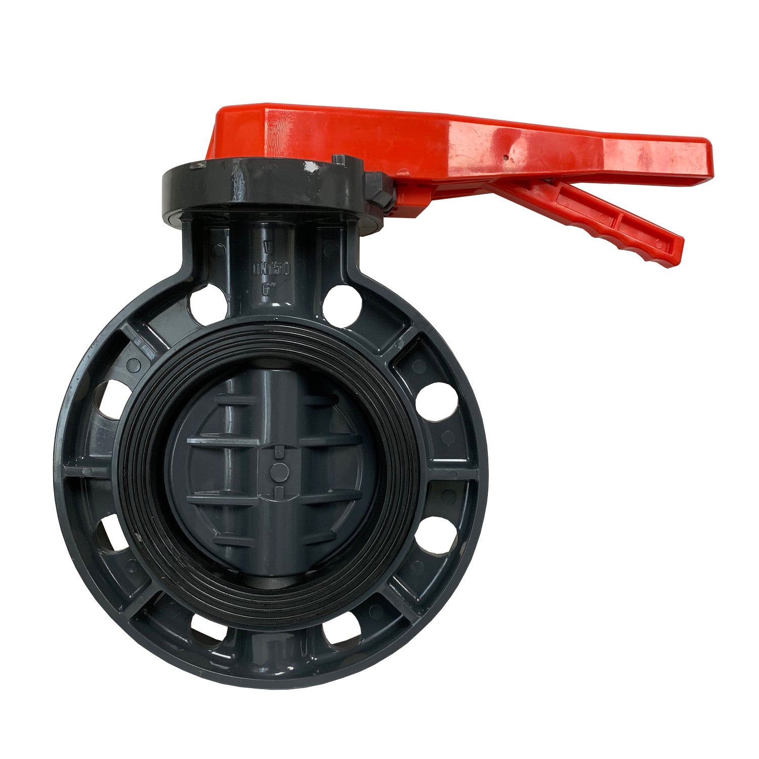 ERA, ERA Sch 80 PVC 6 Inch Butterfly Valve, Lever Handle