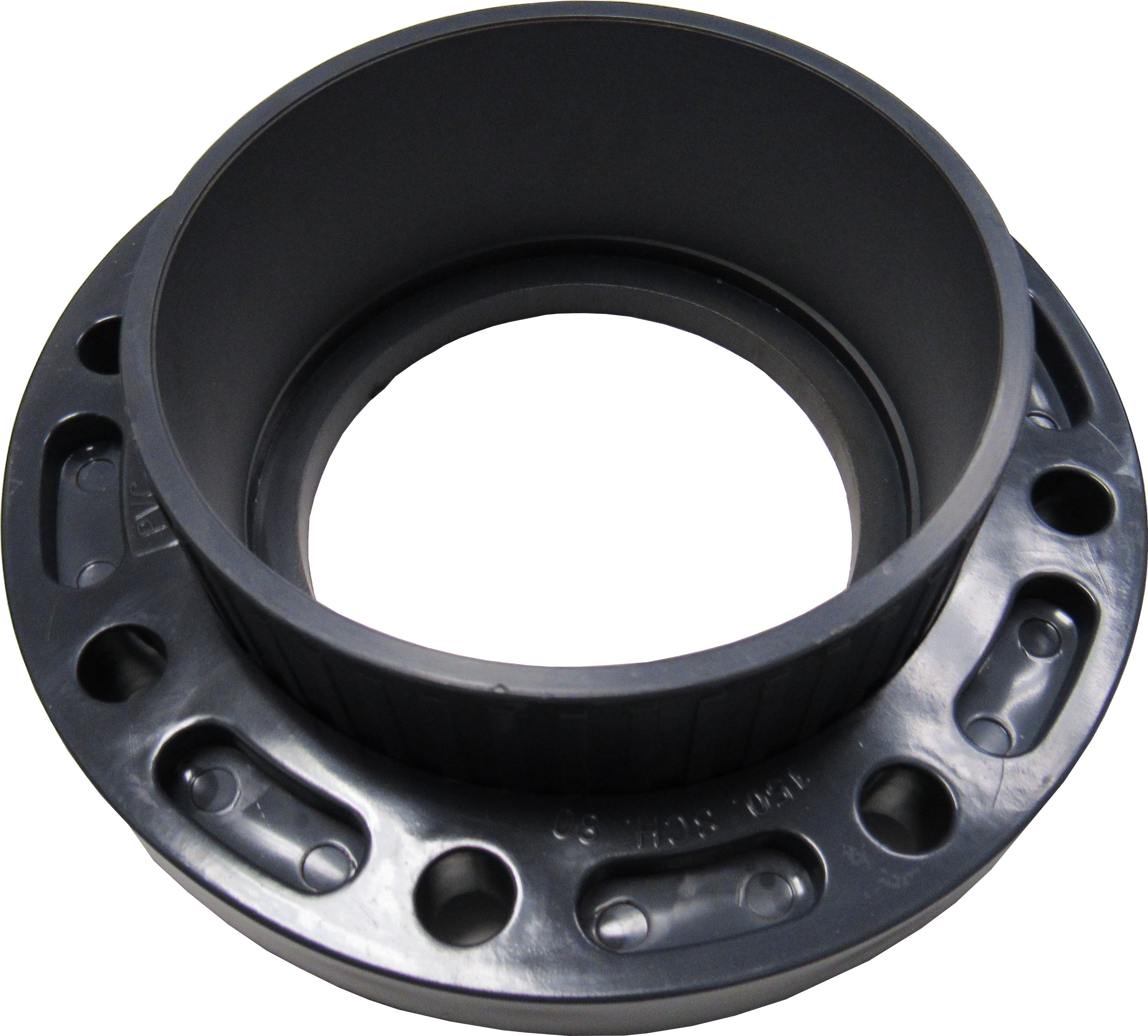 ERA, ERA Sch 80 PVC 8 Inch Van Stone Flange, Flange X Socket, NSF Compliant