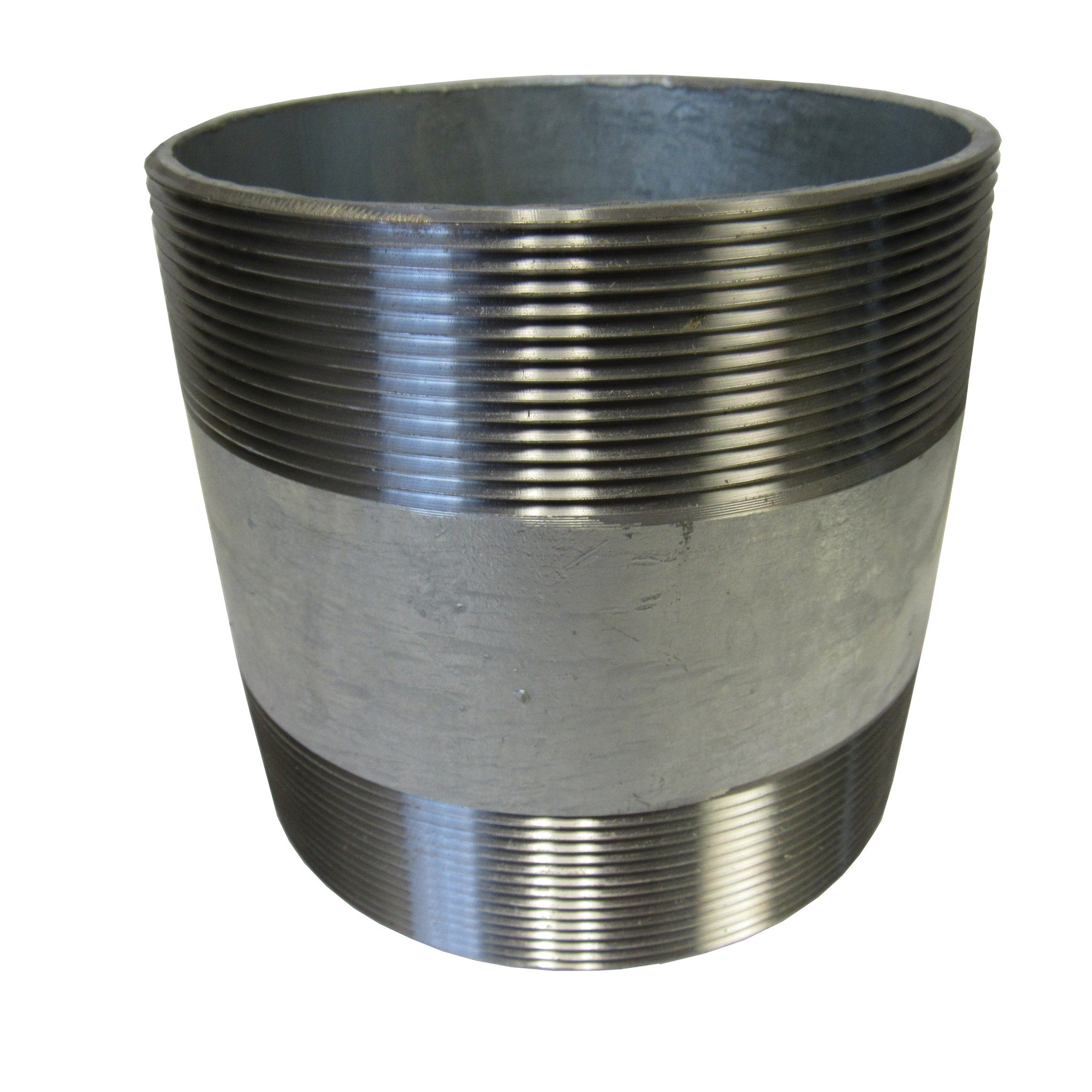 TSX, Galvanized Pipe Nipple, 3 Inch x 6 Inch