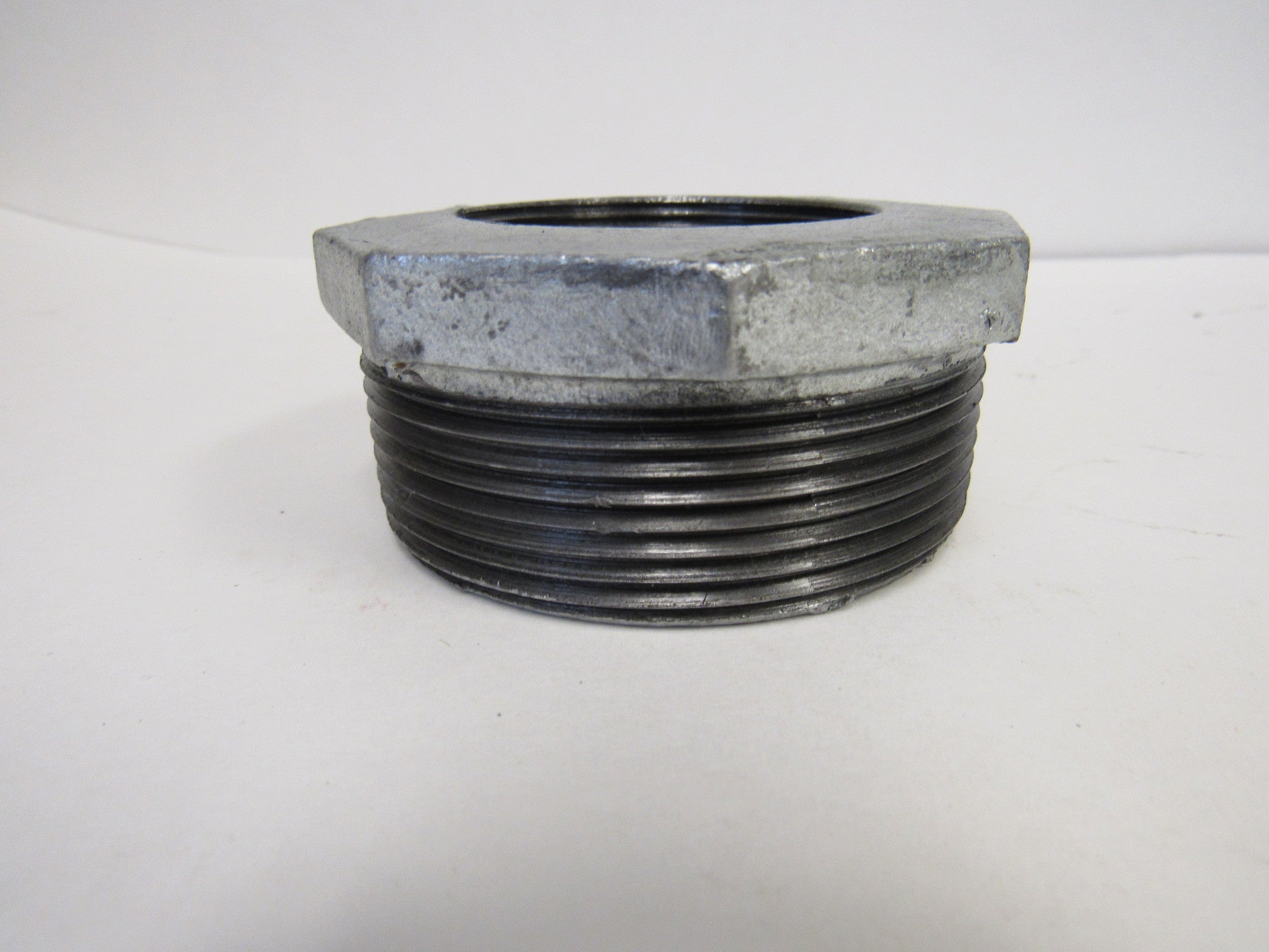 TSX, Galvanized Reducing Bushing, 3 Inch x 2 Inch NPT Thread