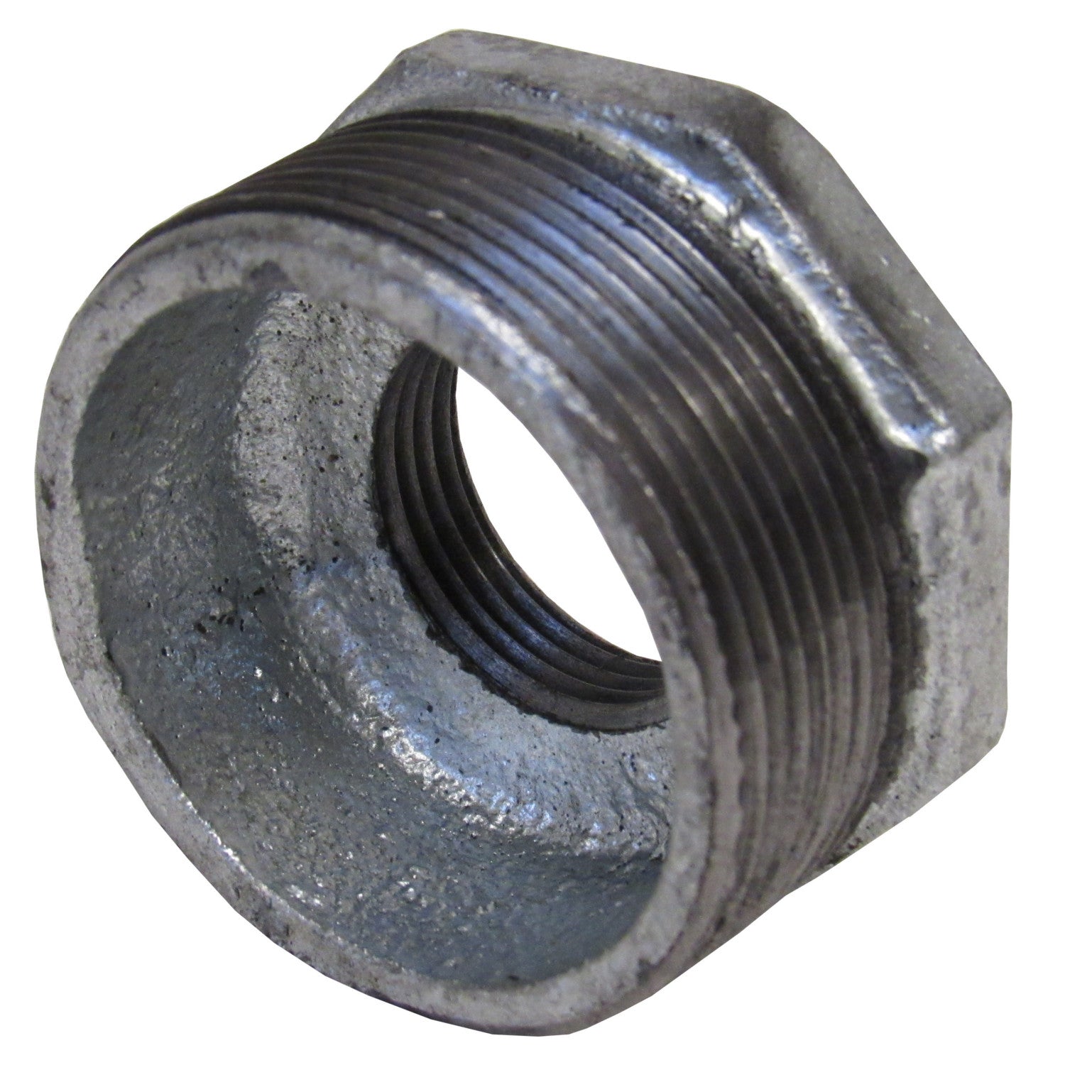 TSX, Galvanized Reducing Bushing, 3 Inch x 2 Inch NPT Thread