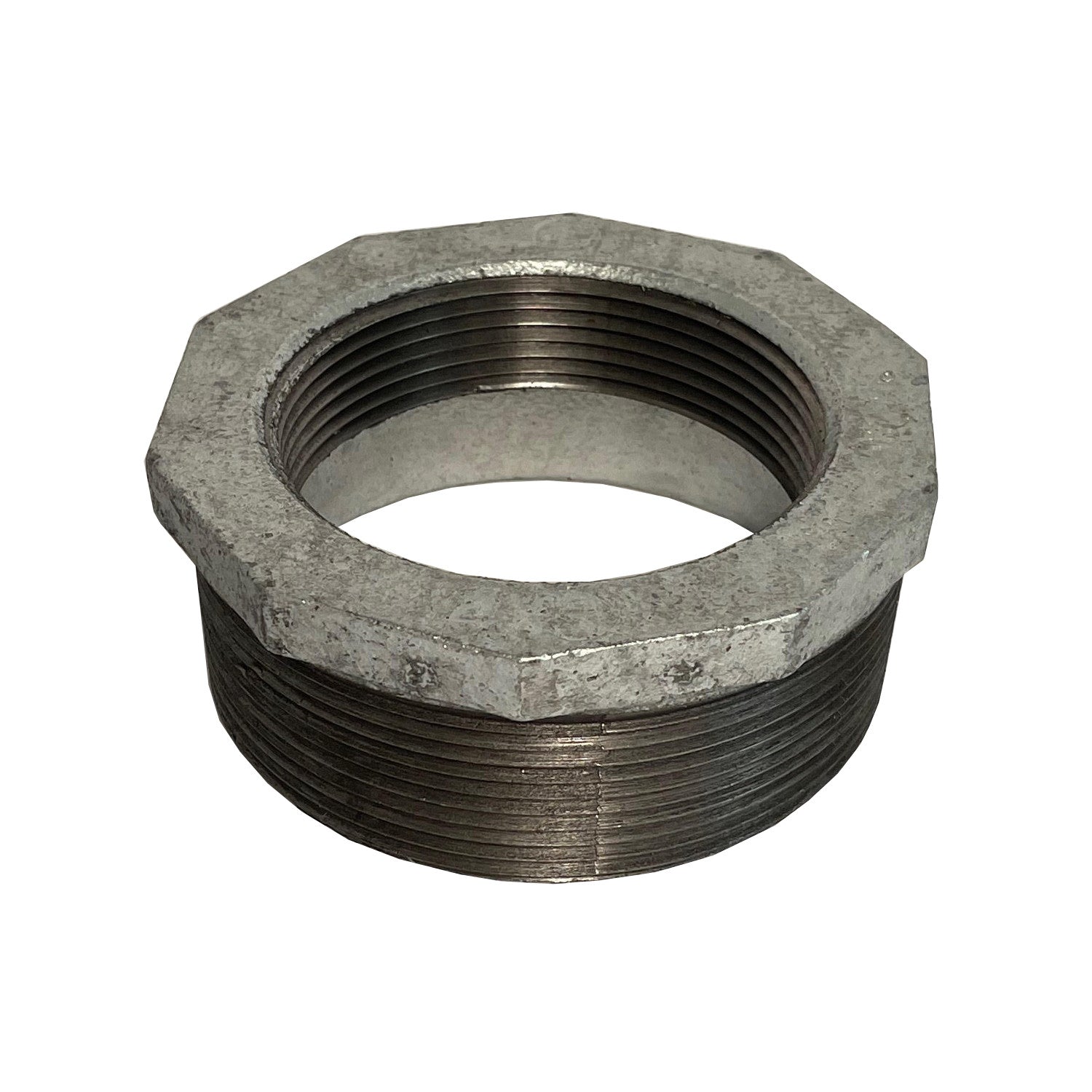 TSX, Galvanized Reducing Bushing, 4 Inch x 3 Inch NPT Thread