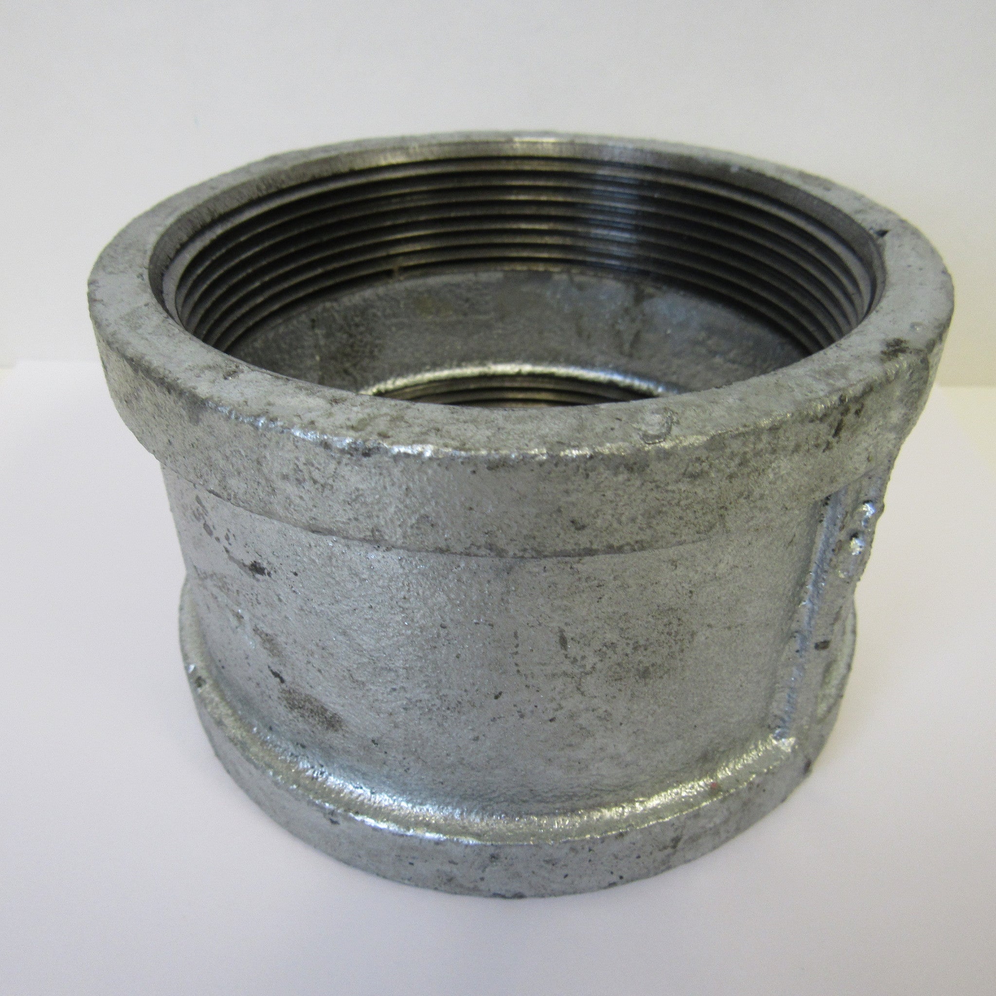 TSX, Galvanized Straight Coupling, 3 Inch NPT Thread