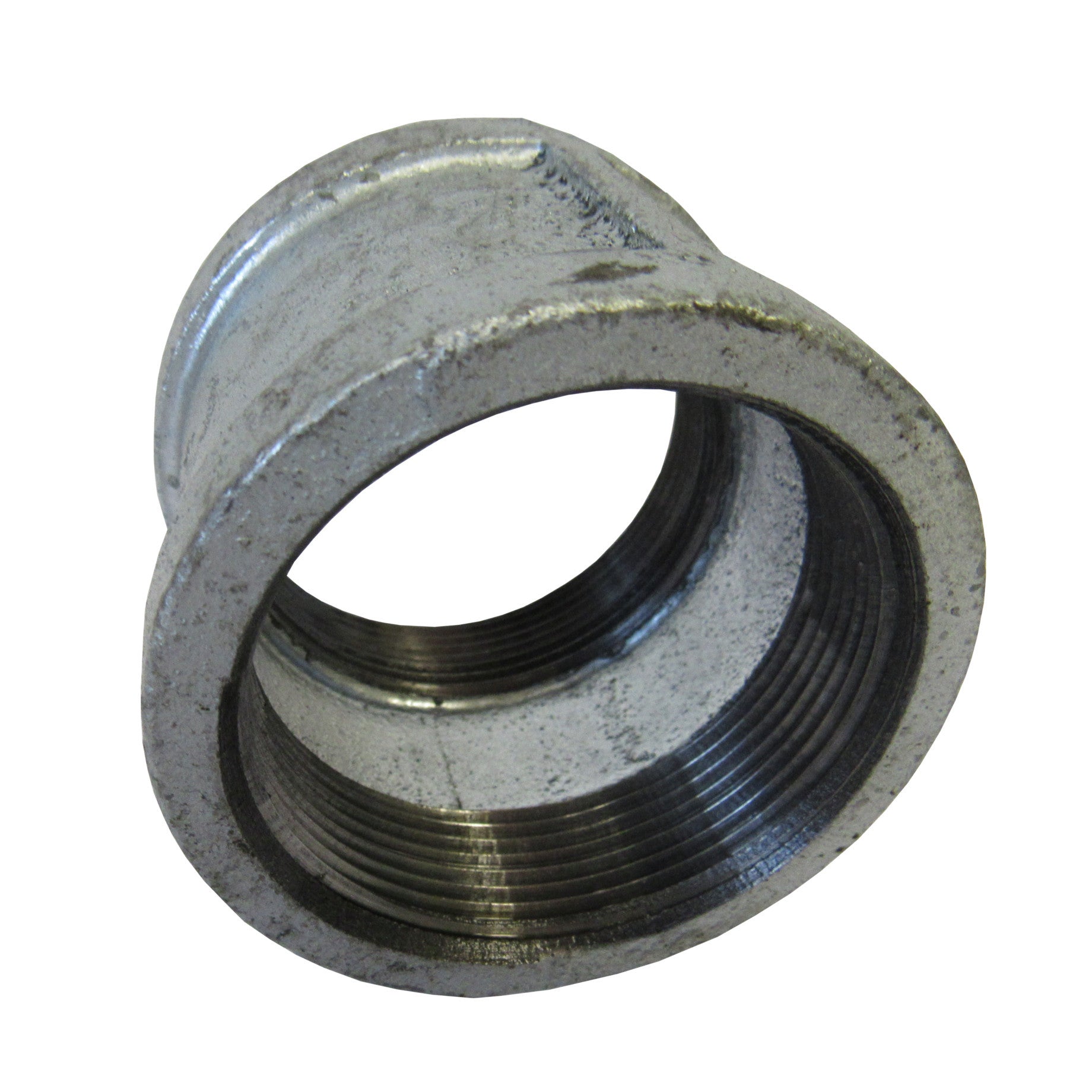 TSX, Galvanized Straight Coupling, 3 Inch NPT Thread