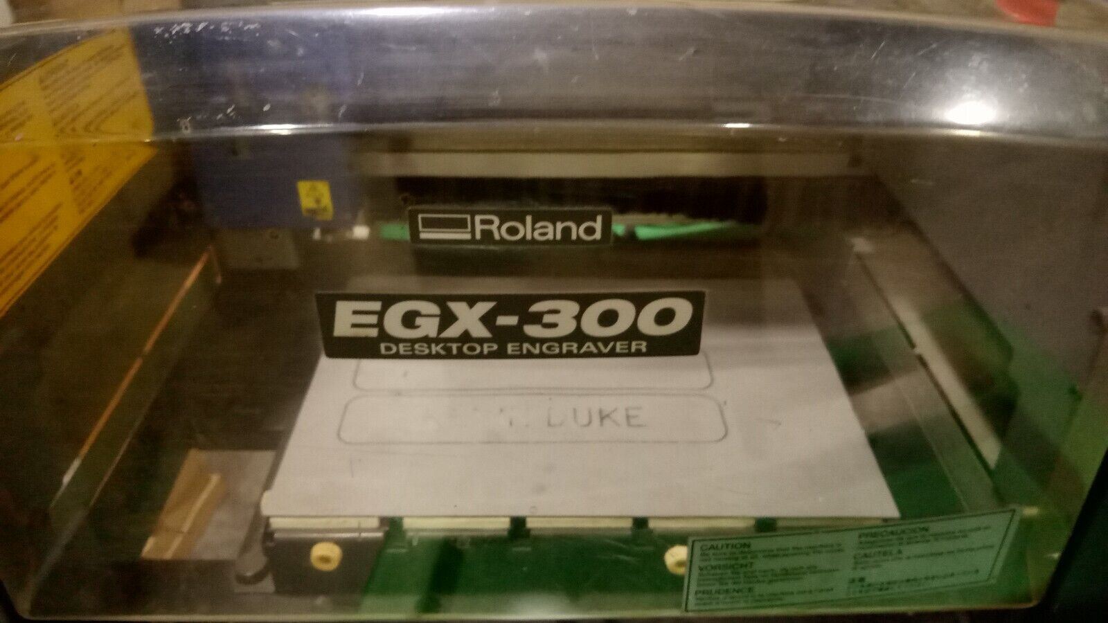 PRM Filtration, Roland EGX-300 Desktop Engraver