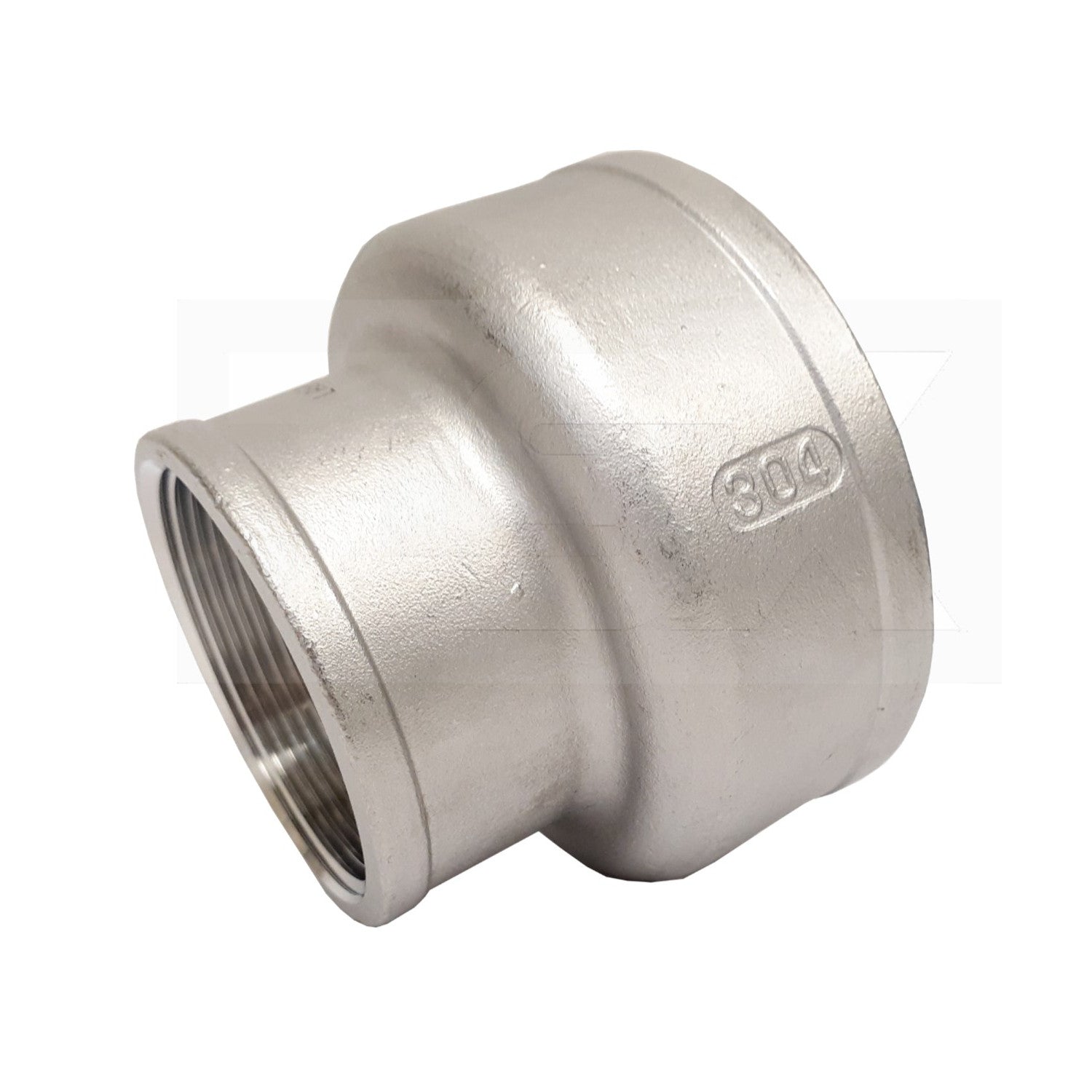 PRM, Stainless Steel 3 Inch X 2 Inch NPT Reducing Coupling, 304 SS, Class 150