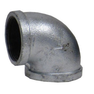 TSX, TSX 6 Inch NPT Galvanized Malleable Iron 90 Degree Elbow